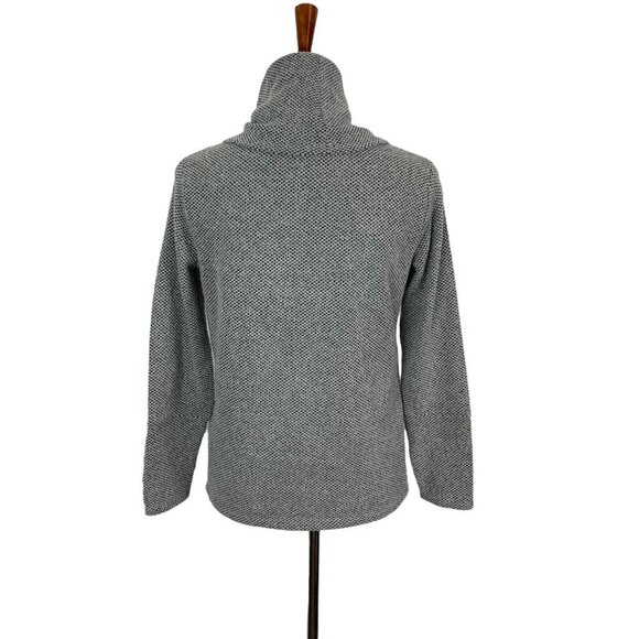 Simply Scarlett Gray Cowl Neck Pullover Sweater Long Sleeve S Cozy Fall Winter - Picture 3 of 4